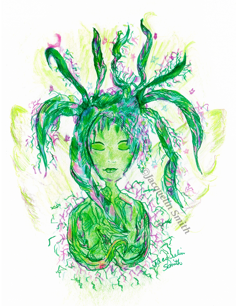 Earth Goddess - Cosmic Portrait
