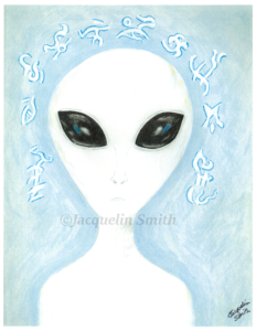 TALL WHITE/ZETA MASTER from ALPHA CENTAURI REGION ~ Cosmic Portrait
